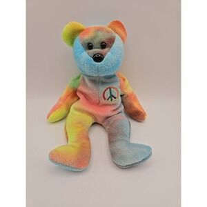 Ty Beanie‎ Baby: Peace Bear 1996 - Multicolor